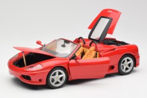 Ferrari 360 Spider Rød Hot Wheels 1:18 FER129 Metal — billede 2 af 8