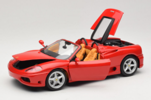 Ferrari 360 Spider Rød Hot Wheels 1:18 27774-M1 Metal — billede 2 af 8