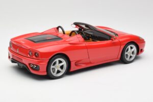 Ferrari 360 Spider Rød Hot Wheels 1:18 FER129 Metal — billede 3 af 8