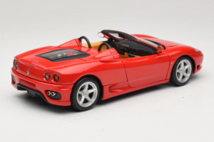 Ferrari 360 Spider Rød Hot Wheels 1:18 27774-M1 Metal — billede 3 af 8