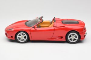 Ferrari 360 Spider Rød Hot Wheels 1:18 FER129 Metal — billede 4 af 8