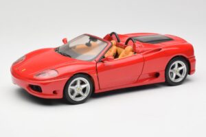Ferrari 360 Spider Rød Hot Wheels 1:18 FER129 Metal