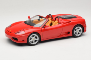 Ferrari 360 Spider Rød Hot Wheels 1:18 27774-M1 Metal