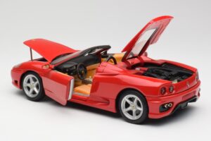 Ferrari 360 Spider Rød Hot Wheels 1:18 FER129 Metal — billede 5 af 8