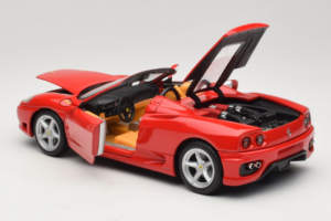 Ferrari 360 Spider Rød Hot Wheels 1:18 27774-M1 Metal — billede 5 af 8