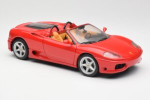 Ferrari 360 Spider Rød Hot Wheels 1:18 FER129 Metal — billede 6 af 8