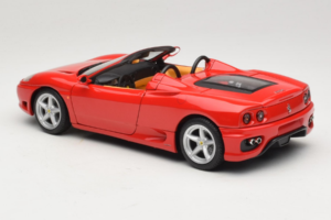 Ferrari 360 Spider Rød Hot Wheels 1:18 27774-M1 Metal — billede 7 af 8