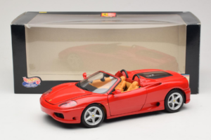 Ferrari 360 Spider Rød Hot Wheels 1:18 27774-M1 Metal — billede 8 af 8