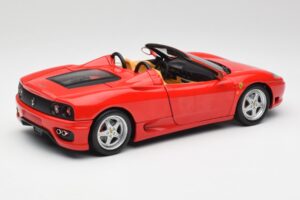 Ferrari 360 Spider Rød Hot Wheels 1:18 57310 Metal — billede 3 af 8