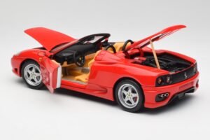 Ferrari 360 Spider Rød Hot Wheels 1:18 57310 Metal — billede 5 af 8