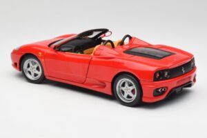 Ferrari 360 Spider Rød Hot Wheels 1:18 57310 Metal — billede 7 af 8