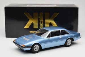 Ferrari 365 GT4 2+2 Blå KK-Scale 1:18 KKDC180162 Metal — billede 6 af 6