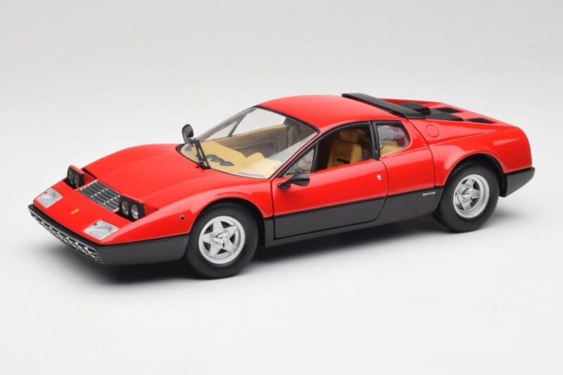 Ferrari 365 GT4/BB Rød Kyosho 1:18 08173R Metal