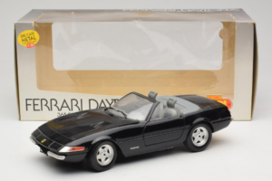 Ferrari 365 GTB/4 Daytona Cabriolet Sort Techno Giodi 1:18 40011-B1 Metal — billede 8 af 8