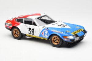 Ferrari 365 GTB/4 #39 J-C. Andruet / Lena 24 Hours of Le Mans 1972 Kyosho 1:18 08164E Metal — billede 6 af 8