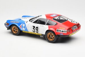 Ferrari 365 GTB/4 #39 J-C. Andruet / Lena 24 Hours of Le Mans 1972 Kyosho 1:18 08164E Metal — billede 7 af 8
