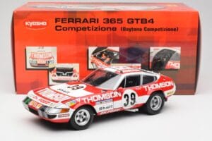 Ferrari 365 GTB4 Competizione #39 1973 Kyosho 1:18 08164F Metal — billede 8 af 8