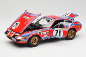 Ferrari 365 GTB4 Competizione #71 24 Hours of Le Mans 1974 Kyosho 1:18 08164A Metal — billede 2 af 8