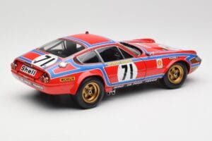 Ferrari 365 GTB4 Competizione #71 24 Hours of Le Mans 1974 Kyosho 1:18 08164A Metal — billede 3 af 8