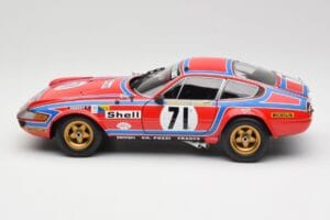 Ferrari 365 GTB4 Competizione #71 24 Hours of Le Mans 1974 Kyosho 1:18 08164A Metal — billede 4 af 8