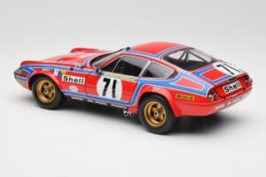 Ferrari 365 GTB4 Competizione #71 24 Hours of Le Mans 1974 Kyosho 1:18 08164A Metal — billede 7 af 8