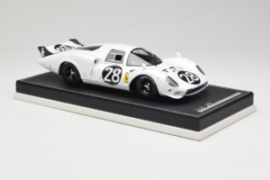 Ferrari 365 P2 #28 M. Gregory / J. Schlesser NART 24 Hours of Daytona 1967 Hvid AB Models 1:18 REMC019 Resin — billede 4 af 6