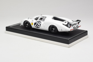 Ferrari 365 P2 #28 M. Gregory / J. Schlesser NART 24 Hours of Daytona 1967 Hvid AB Models 1:18 REMC019 Resin — billede 5 af 6