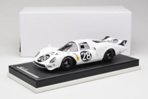 Ferrari 365 P2 #28 M. Gregory / J. Schlesser NART 24 Hours of Daytona 1967 Hvid AB Models 1:18 REMC019 Resin — billede 6 af 6