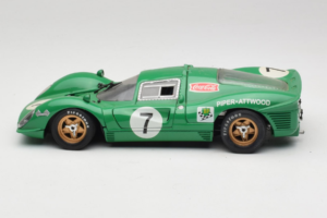 Ferrari 412P #7 Grøn 24 Hours of Daytona 1967 Eagles Race 1:18 37000 Metal — billede 4 af 8