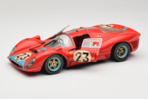 Ferrari 412P #23 W. Mairesse / J. Beurlys Le Mans 1967 Rød Revell 1:18 48826 Metal — billede 2 af 8