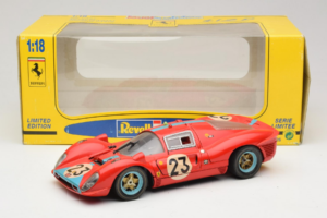 Ferrari 412P #23 W. Mairesse / J. Beurlys Le Mans 1967 Rød Revell 1:18 48826 Metal — billede 8 af 8