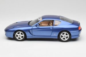Ferrari 456 GT Blu Pozzi Bburago 1:18 3036-M3 Metal — billede 4 af 8