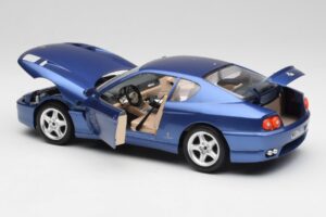 Ferrari 456 GT Blu Pozzi Bburago 1:18 3036-M3 Metal — billede 5 af 8
