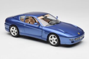 Ferrari 456 GT Blu Pozzi Bburago 1:18 3036-M3 Metal — billede 6 af 8
