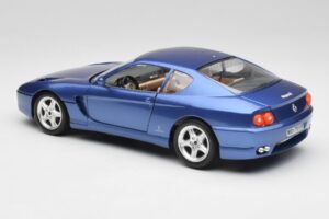 Ferrari 456 GT Blu Pozzi Bburago 1:18 3036-M3 Metal — billede 7 af 8