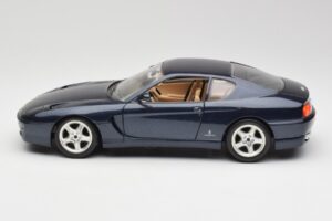Ferrari 456 GT Blå Bburago 1:18 3036 Metal — billede 3 af 8