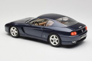 Ferrari 456 GT Blå Bburago 1:18 3036 Metal — billede 4 af 8