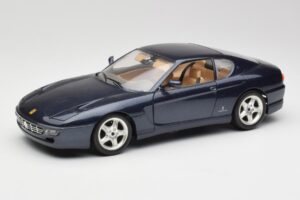 Ferrari 456 GT Blå Bburago 1:18 3036 Metal