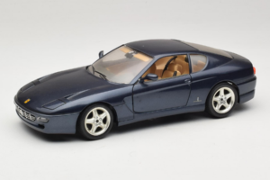 Ferrari 456 GT Blå Bburago 1:18 3036-B1 Metal