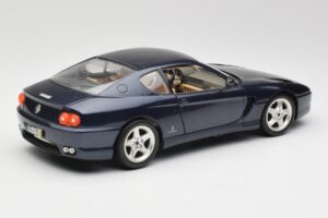 Ferrari 456 GT Blå Bburago 1:18 3036 Metal — billede 5 af 8