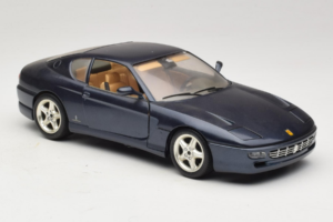 Ferrari 456 GT Blå Bburago 1:18 3036-B1 Metal — billede 6 af 8