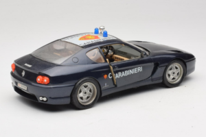 Ferrari 456 GT Carabinieri Sort Bburago 1:18 3036-B3 Metal — billede 3 af 8