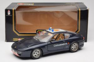 Ferrari 456 GT Carabinieri Sort Bburago 1:18 3036-B3 Metal — billede 8 af 8