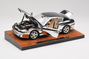 Ferrari 456 GT Chrome Silver Bburago 1:18 3746-R1 Metal — billede 2 af 8