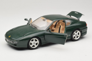 Ferrari 456 GT Mørkegrøn Bburago 1:18 3046-GR1 Metal — billede 2 af 8