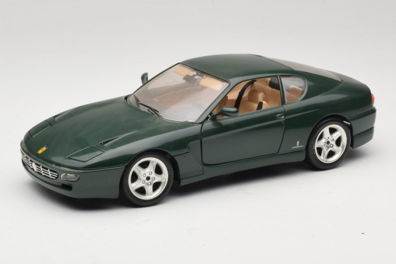 Ferrari 456 GT Mørkegrøn Bburago 1:18 3046-GR1 Metal