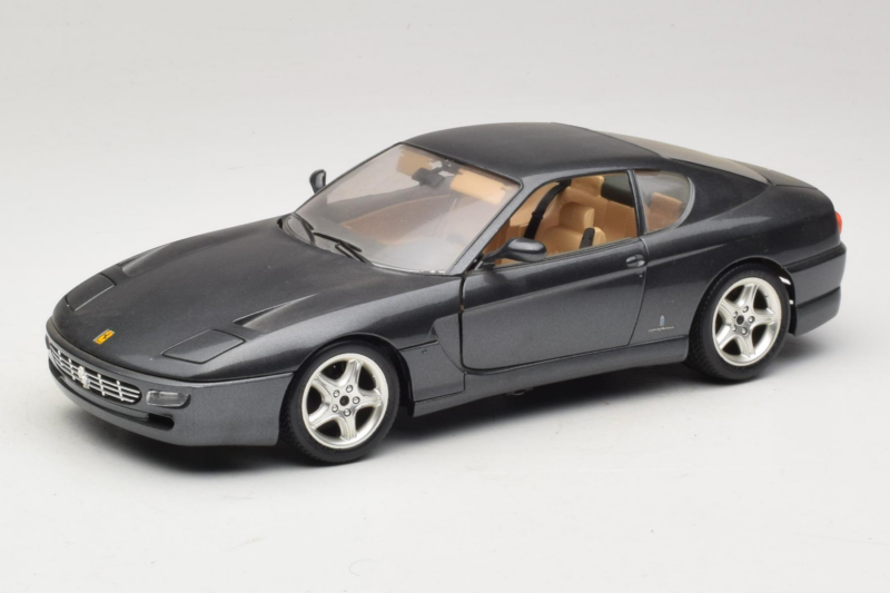 Ferrari 456 GT Grå Metallic Bburago 1:18 3036-G1 Metal