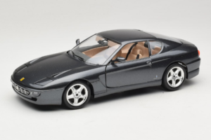 Ferrari 456 GT Grå Metallic Speciallak Bburago 1:18 3036 D Metal