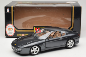 Ferrari 456 GT Grå Metallic Speciallak Bburago 1:18 3036 D Metal — billede 8 af 8