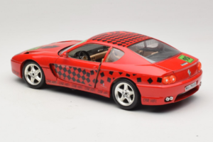 Ferrari 456 GT Interconti Car HiFi Rød Bburago 1:18 3036-D Metal — billede 7 af 8
